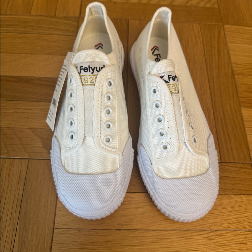 Feiyue Fe Lo 1920 Slip-On Sneakers NWT Canvas Minimalist Shoes - Picture 2 of 6